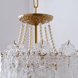 Pearls Glass Chandelier