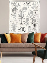 Plant & Animal Print Tapestry