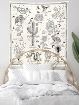 Plant & Animal Print Tapestry