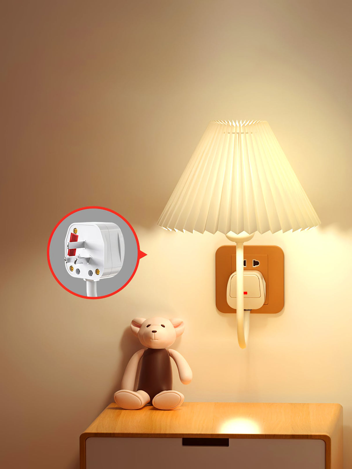 Plug-in Wall Light