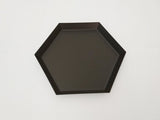 Metal Diamond Polygonal Geometric Display or Serving Dish
