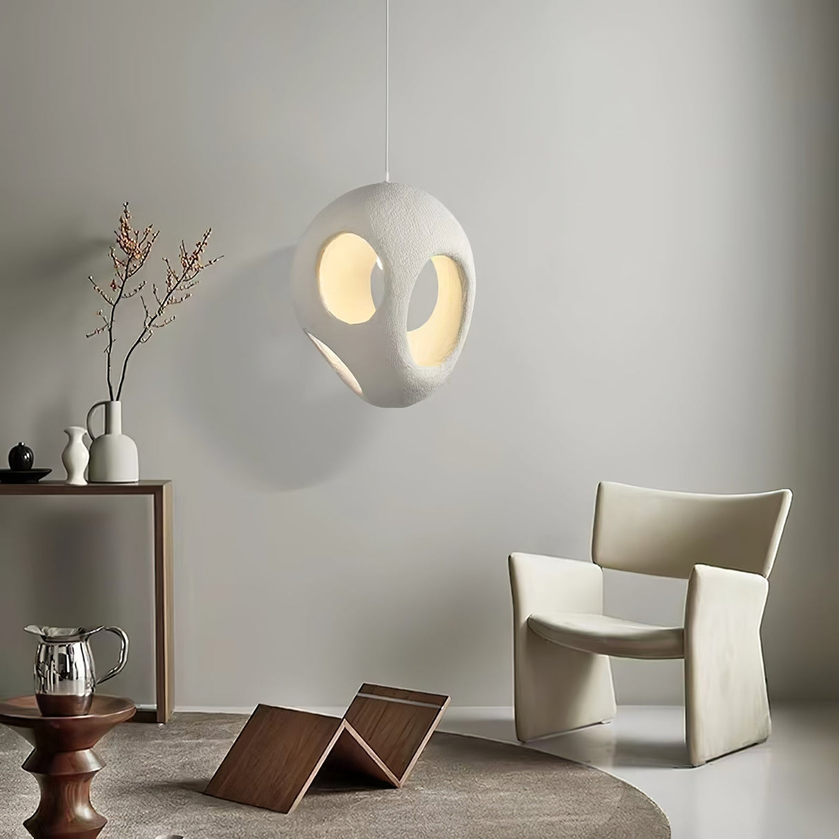 Polystyrene Pendant Light