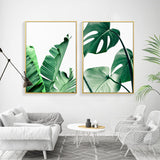 Poster Wall painting Posters And Prints Leaf Wall Art Canvas Painting Scandinavian Wall Pictures For Living Room Unframed