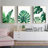 Poster Wall painting Posters And Prints Leaf Wall Art Canvas Painting Scandinavian Wall Pictures For Living Room Unframed
