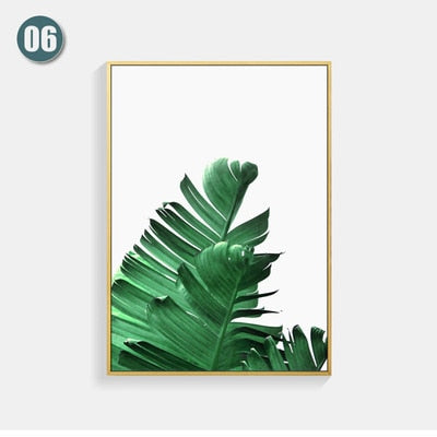 Poster Wall painting Posters And Prints Leaf Wall Art Canvas Painting Scandinavian Wall Pictures For Living Room Unframed