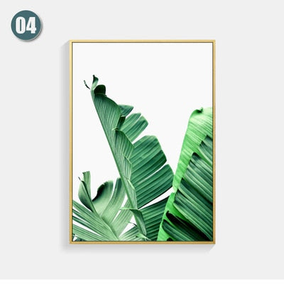 Poster Wall painting Posters And Prints Leaf Wall Art Canvas Painting Scandinavian Wall Pictures For Living Room Unframed
