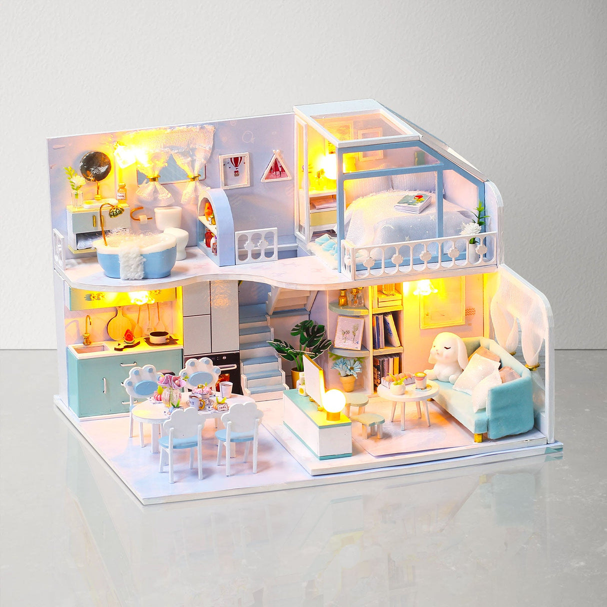 DIY Dollhouse Kit, Living Room