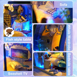 DIY Dollhouse Kit, Sweet Home of Mermaid Princess