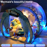 DIY Dollhouse Kit, Sweet Home of Mermaid Princess