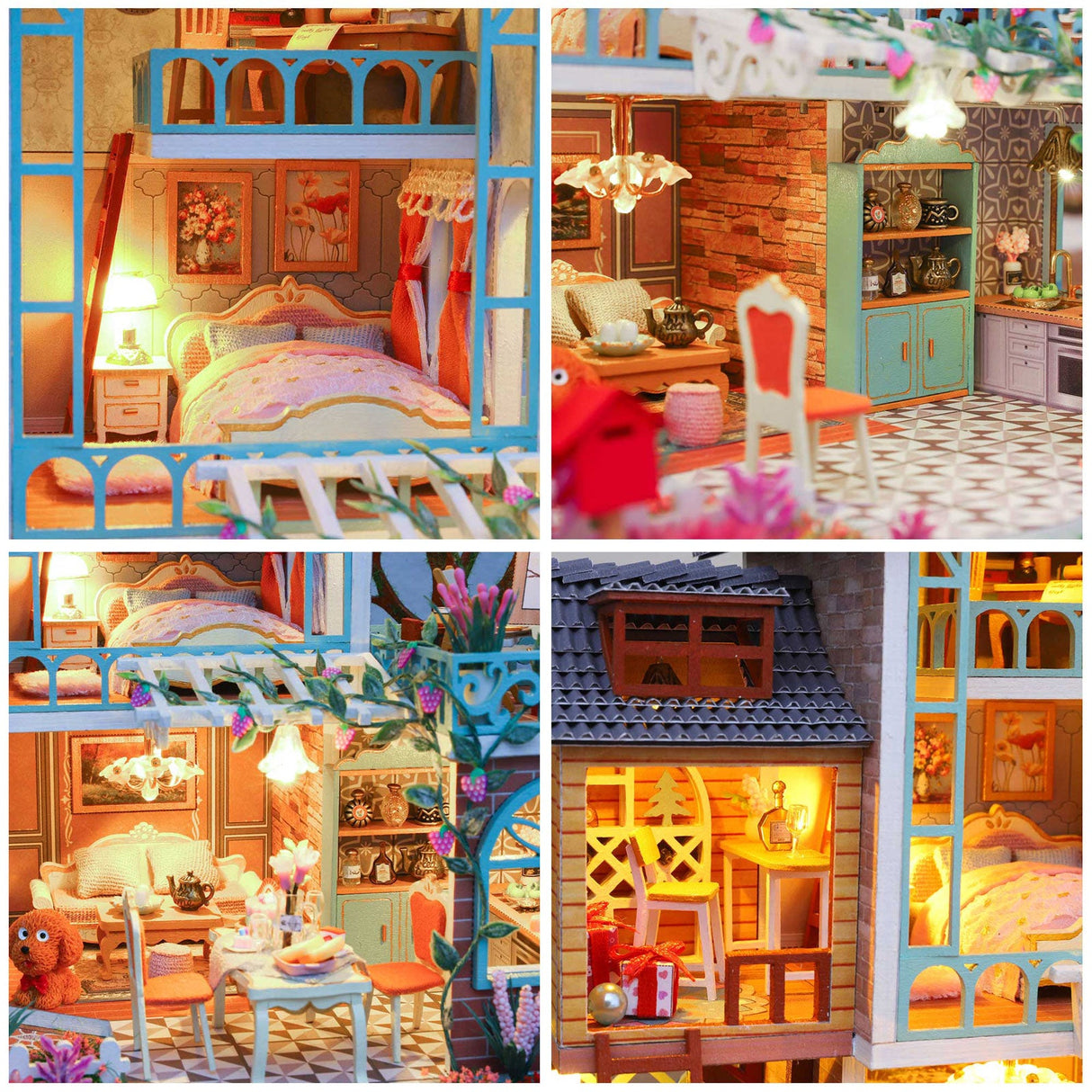 DIY Dollhouse Kit, Jungle Resort