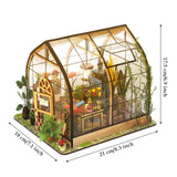 DIY Dollhouse Kit, Green Plants Flower Shop