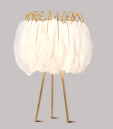 Feather Table Lamp & Floor Lamp