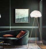 Feather Table Lamp & Floor Lamp