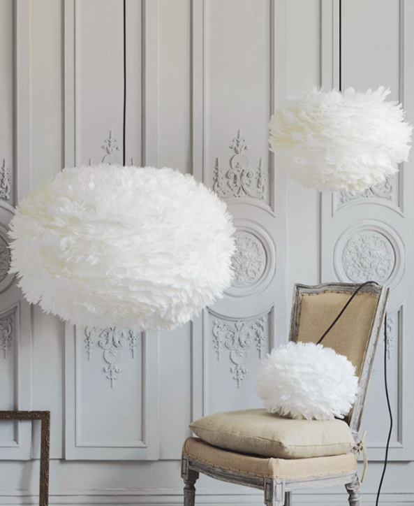 Feather Table Lamp & Floor Lamp