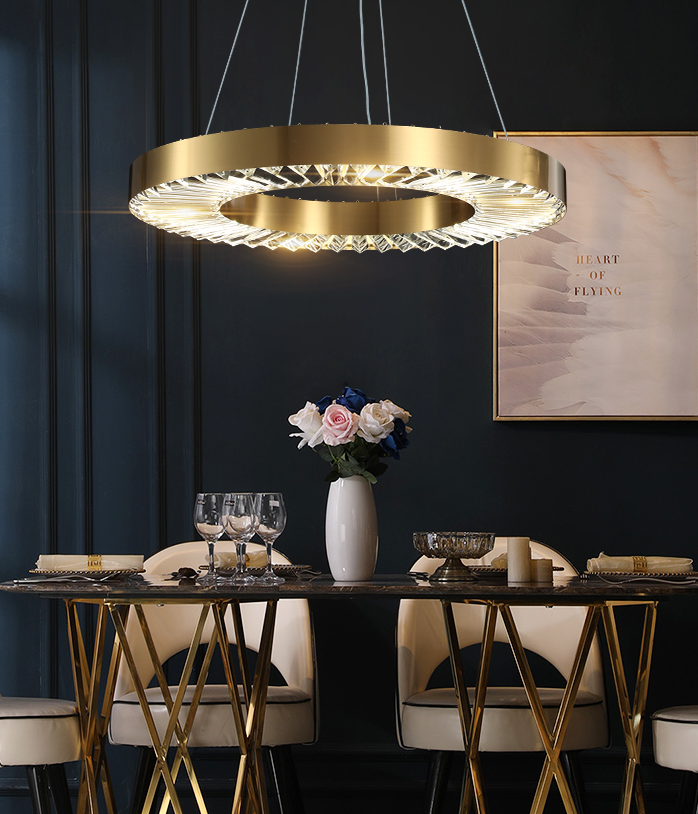 Canopus circle chandelier