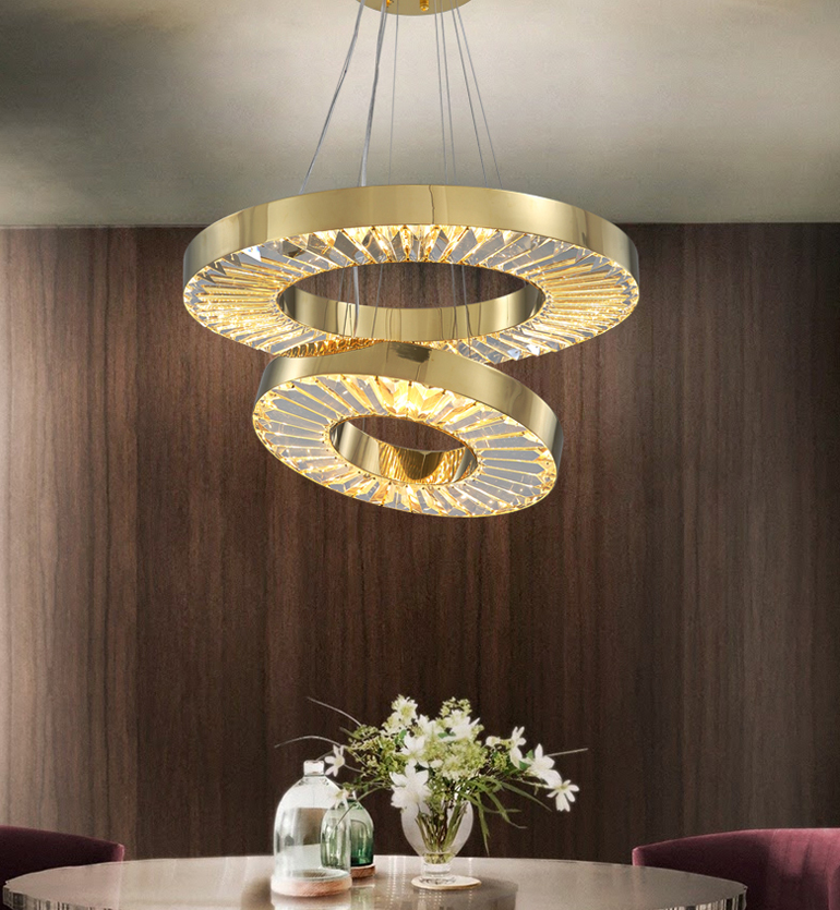 Canopus circle chandelier