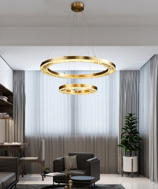 Canopus circle chandelier