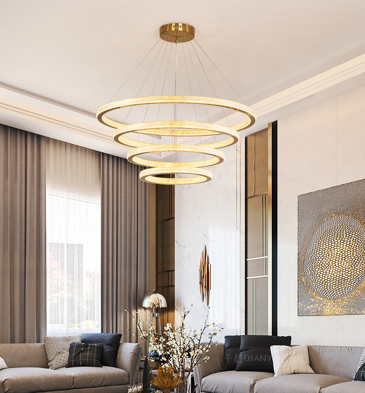 Aura Circle LED Chandelier