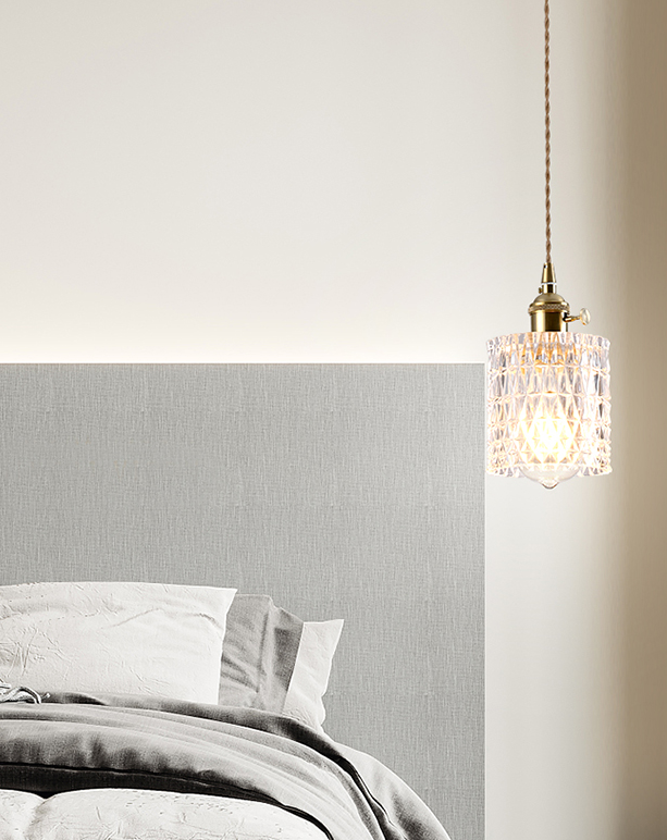 Matilda Glass Mid Century Pendant Light