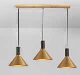 Brass Cone Nordic Pendant