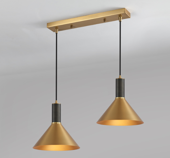 Brass Cone Nordic Pendant