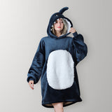 Shark Oversized Hoodie Wearable Blanket