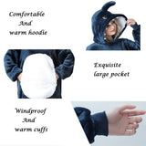 Shark Oversized Hoodie Wearable Blanket