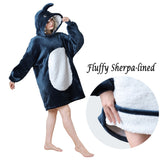 Shark Oversized Hoodie Wearable Blanket