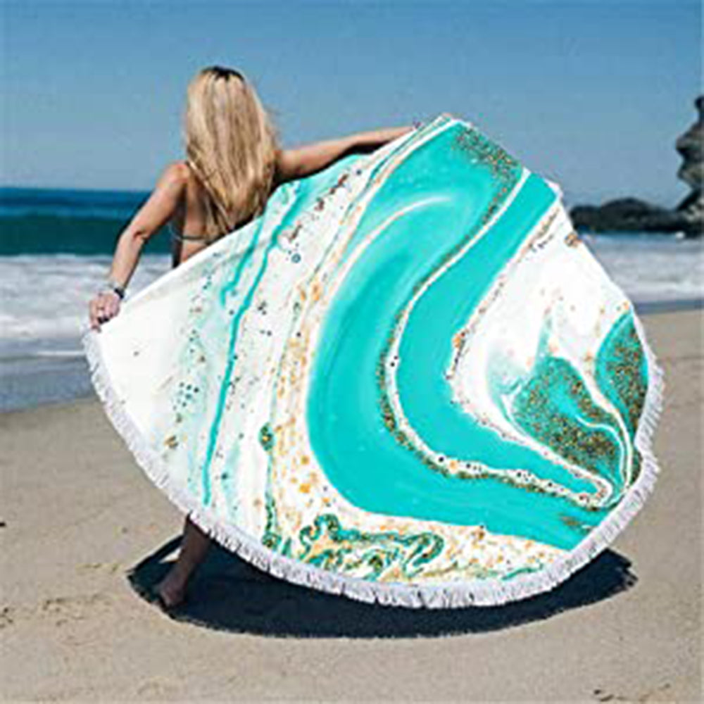 Sandbar Sandproof Round Beach Towels