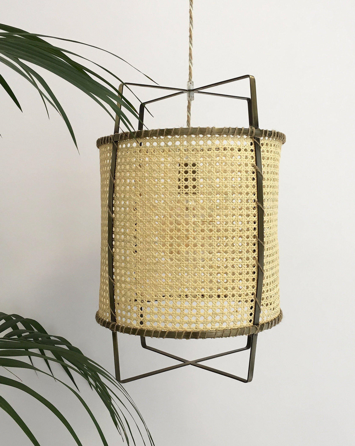 Rattan Cane Pendant Light