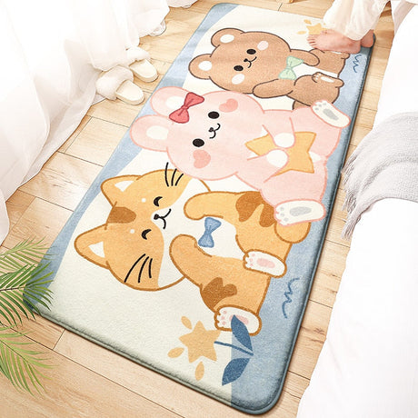 Cat Plushie Bedside Carpet