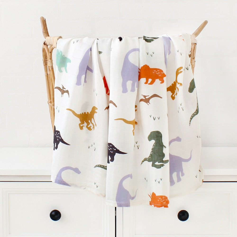 Bamboo cotton baby blanket swaddle