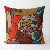 Indie Cartoon Patterns Pillow Case