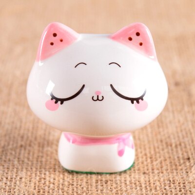 Cute Ceramic Chubby Cat Figurine