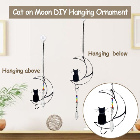 Stained Metal Window Hanging Decor