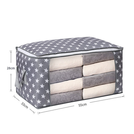 Preppy Patterned Foldable Storage Bag
