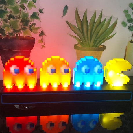 Egirl Pac Man Game Night Light