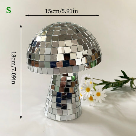 Mushroom Disco Ball Figurine
