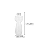 5Pcs Transparent Cat Bottle