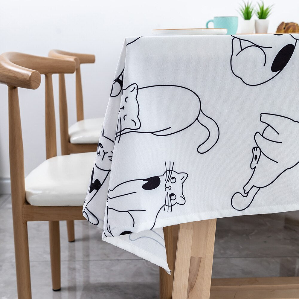 Waterproof Cat Cover Tablecloth