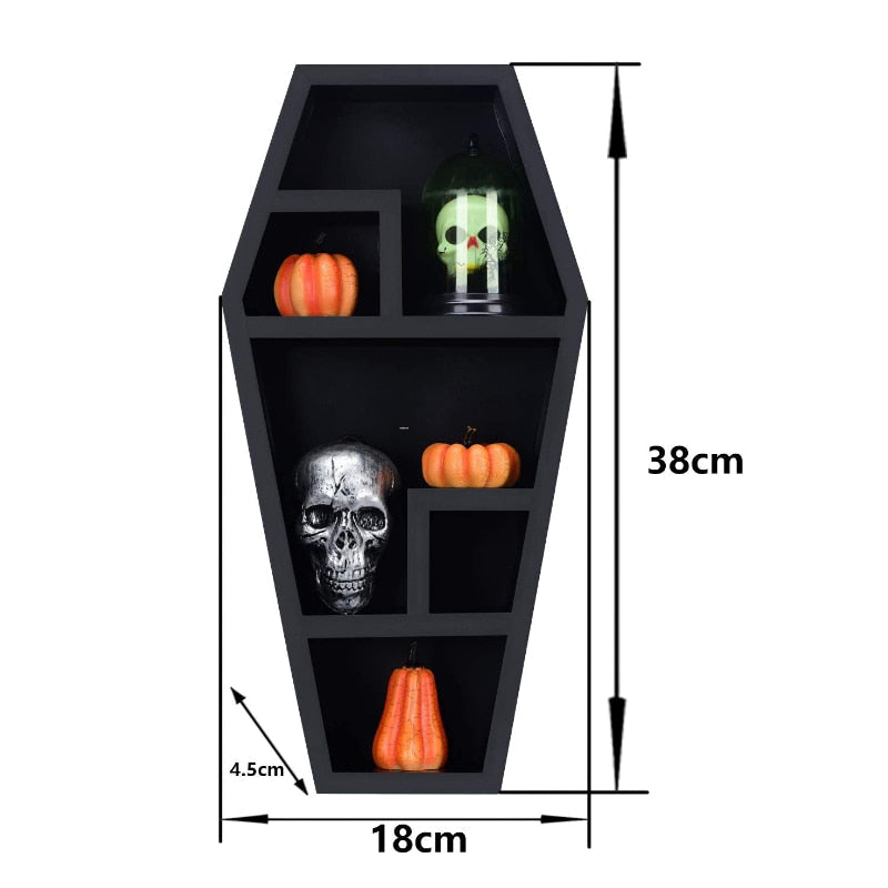 Goth Coffin Shelf