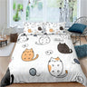 Cartoon Cat Kittens Bedding Set