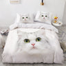 3D Cat Design Bedding Set