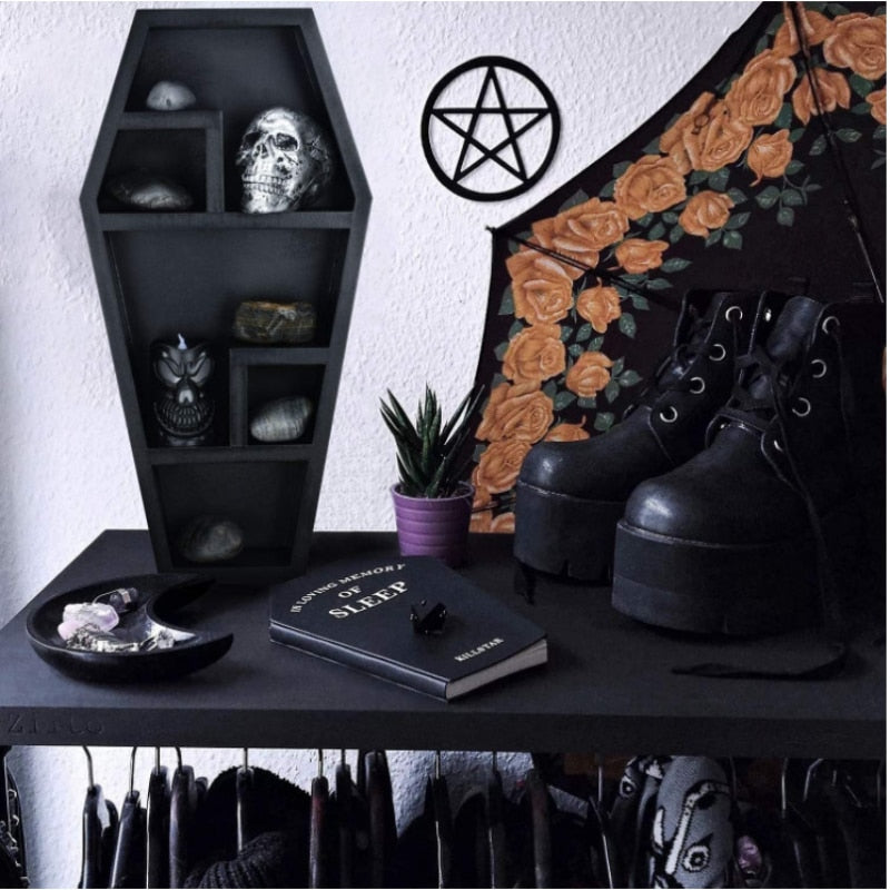 Goth Coffin Shelf