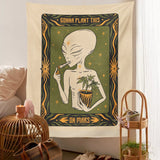 Trippy Alien Tapestry