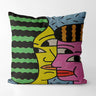 Indie Cartoon Patterns Pillow Case