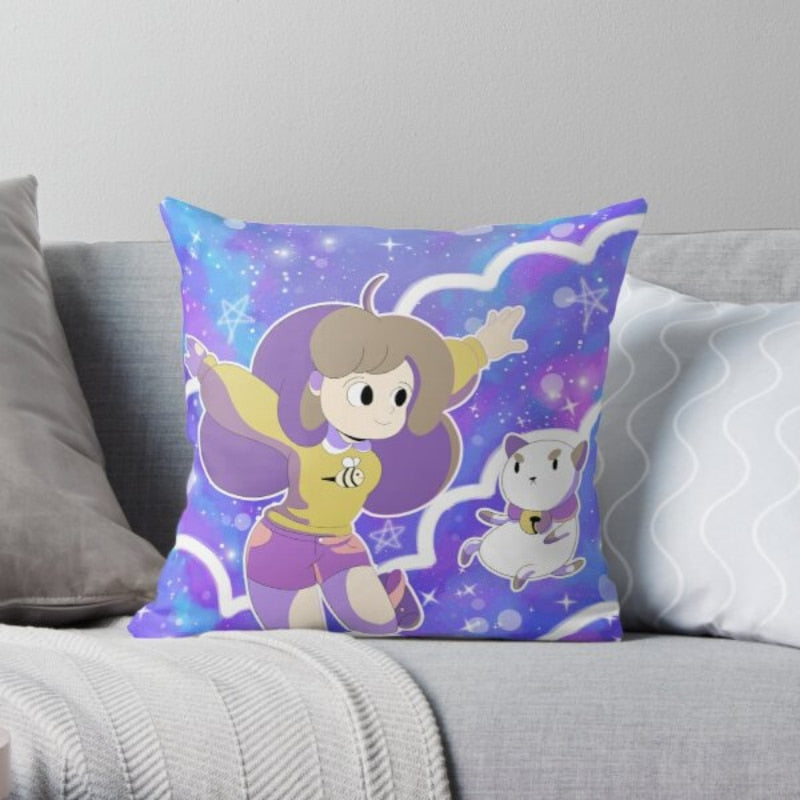 Anime Bee And Puppycat Pillow Case