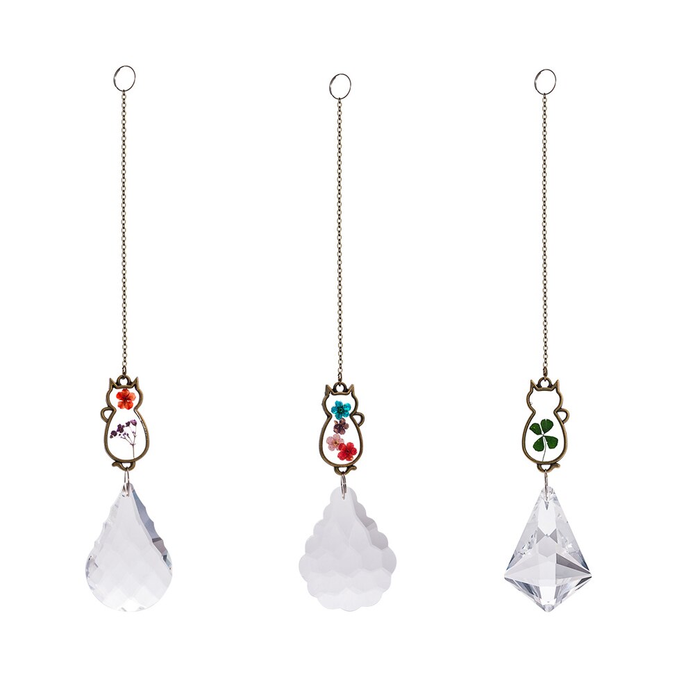 Crystal Cat Sun Catcher