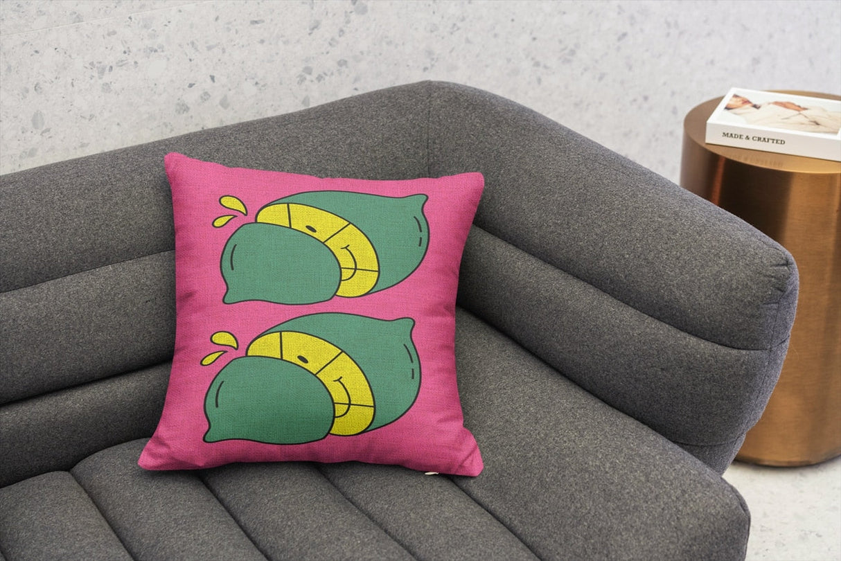 Indie Cartoon Patterns Pillow Case