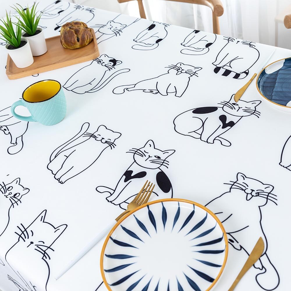 Waterproof Cat Cover Tablecloth